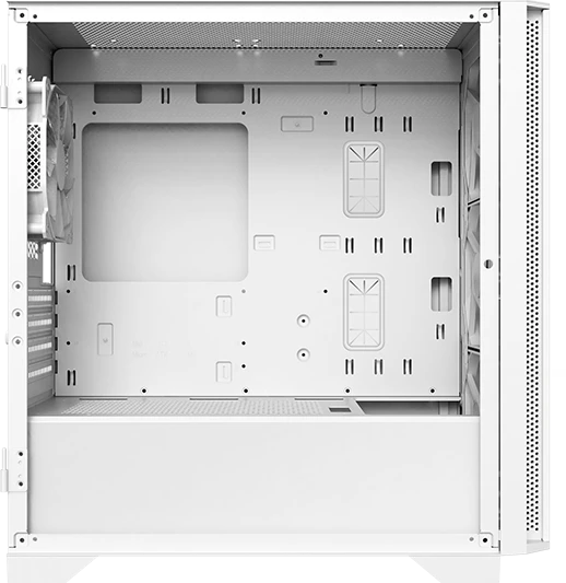 Montech Air 100 ARGB, weiß, Glasfenster