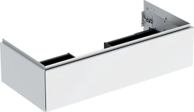 Geberit ONE Unterschrank für Waschtisch, mit einer Schublade, 105cm, weiß/lackiert hochglanz