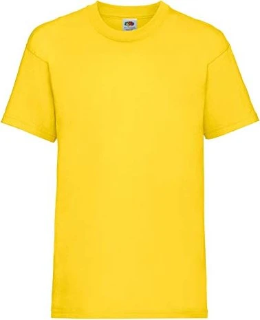 Fruit Of The Loom Valueweight T-Shirt kurzarm gelb (Junior)