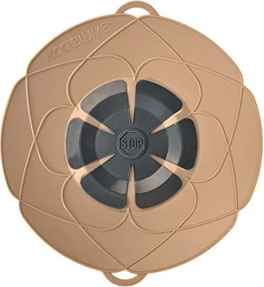 Kochblume Überkochschutz 25.5cm taupe