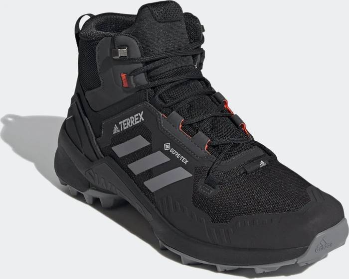 adidas Terrex Swift R3 Mid GTX core black/grey three/solar red (Herren)