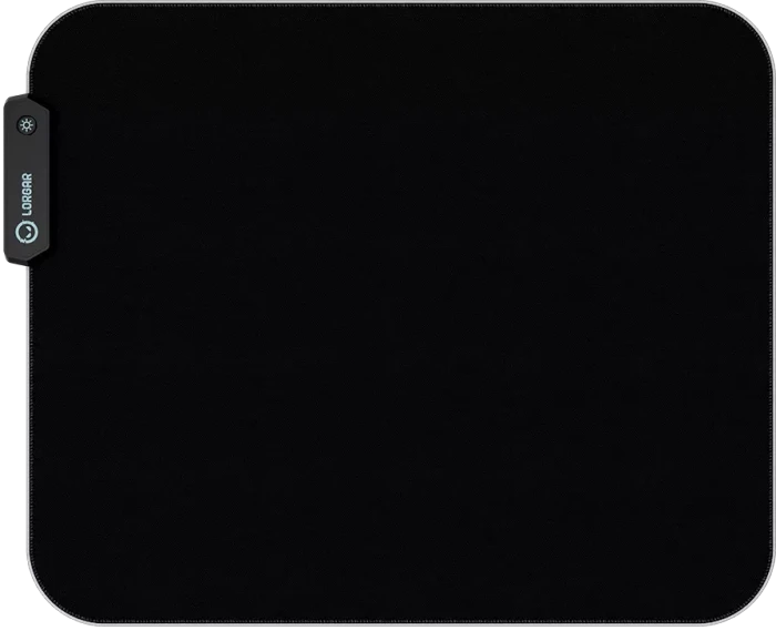 Lorgar Steller 913 Medium RGB Gaming Mousepad, 360x300mm, schwarz