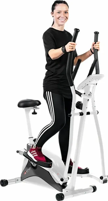 AsVIVA Cardio C16 Bluetooth 2in1 Crosstrainer weiß