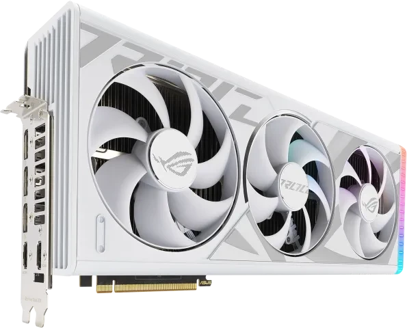 ASUS ROG Strix GeForce RTX 4080 SUPER White, ROG-STRIX-RTX4080S-16G-WHITE, 16GB GDDR6X, 2x HDMI, 3x DP