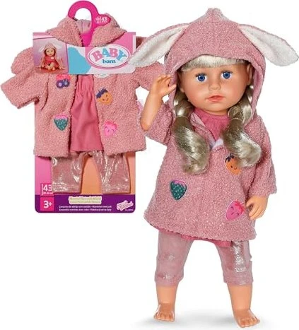 Zapf creation BABY born Mode - Mantel Set mit Kleid 43cm
