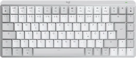 Logitech MX Mechanical Mini for Mac, Pale Grey, Logi Bolt, Kailh Choc V2 LOW PROFILE BROWN, USB/Bluetooth, DE (920-010794)