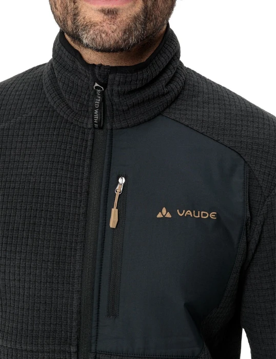 Vaude Neyland Fleece Jacke black/oat (Herren)