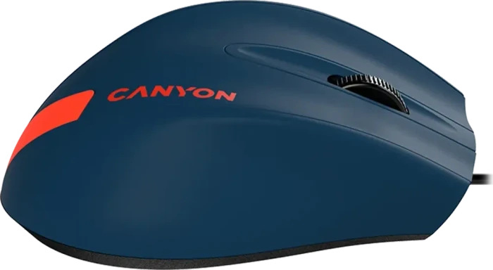 Canyon M-11 Wired Mouse, blau/rot, USB