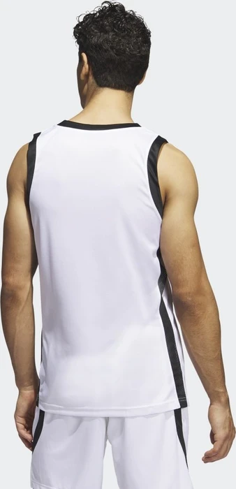adidas Icon Squad Trikot ärmellos weiß/schwarz (Herren)