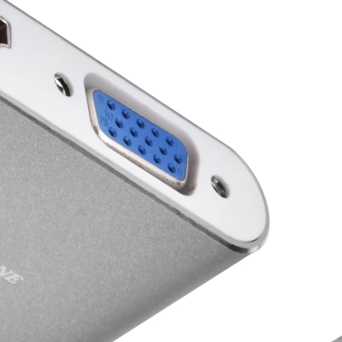 SilverStone EP16 USB-C VGA-HDMI Multiport-Adapter