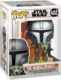 FunKo Pop! - Star Wars The Mandalorian - The Mandalorian with the Child Jetpack