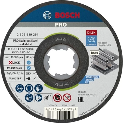 Bosch Professional X-LOCK Standard for Inox Trennscheibe