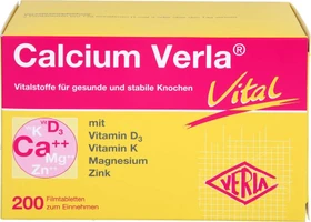 Calcium Verla vital Filmtabletten, 200 Stück