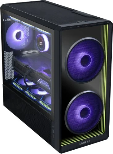 Lian Li LANCOOL 217 INF, schwarz, Glasfenster