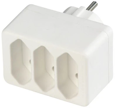 REV Ritter Adapterstecker 3x Euro, 3-fach