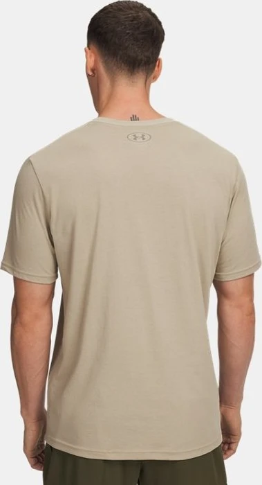 Under Armour Sportstyle Left Chest Funktionsshirt kurzarm city khaki/taupe dusk (Herren)