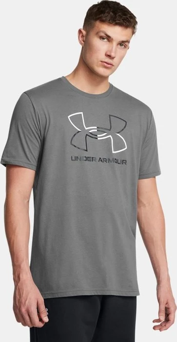 Under Armour Foundation Funktionsshirt kurzarm castlerock/white/black (Herren)