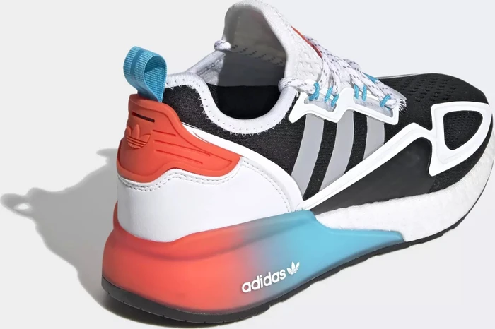 adidas ZX 2K Boost core black/grey two/signal cyan (Damen)