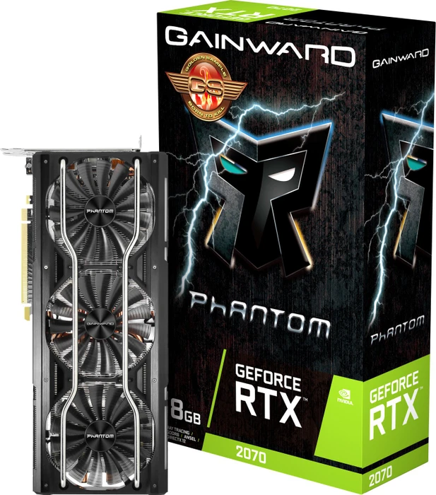 Gainward GeForce RTX 2070 Phantom GS, 8GB GDDR6, HDMI, USB-C, 3x DP