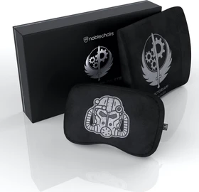 noblechairs Kissen-Set Fallout Brotherhood of Steel Edition, schwarz