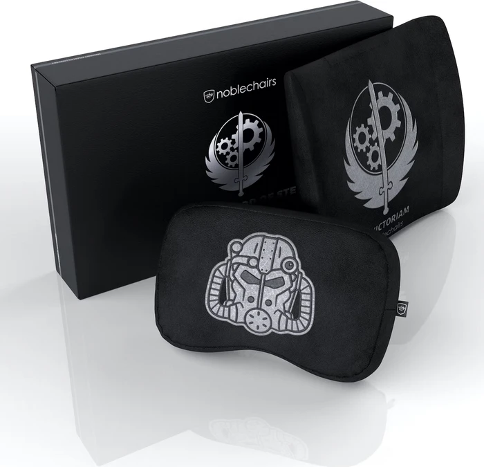 noblechairs Kissen-Set Fallout Brotherhood of Steel Edition, schwarz