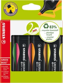 STABILO Green Boss sortiert, 4er-Set