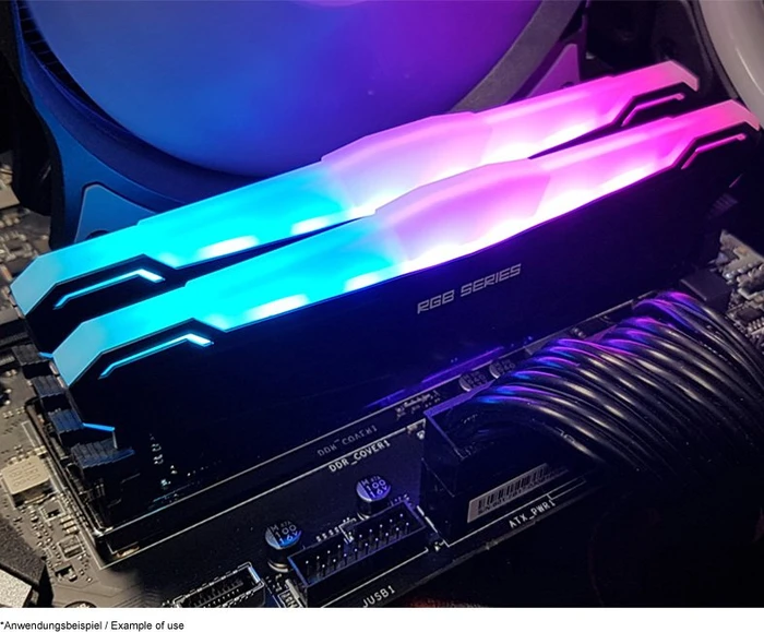 LC-Power LC-RAM RGB UDIMM 32GB Kit, DDR4-3200, CL16-19-19-39