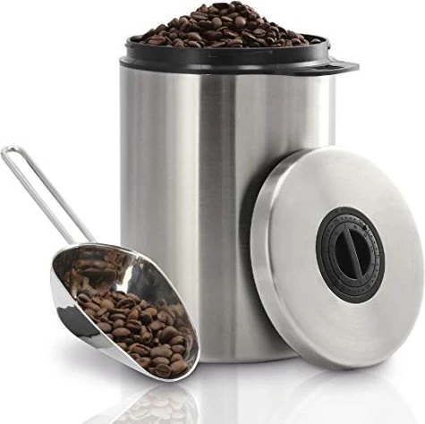 Xavax Kaffee Aufbewahrungsbehälter mit Schaufel 1l edelstahl