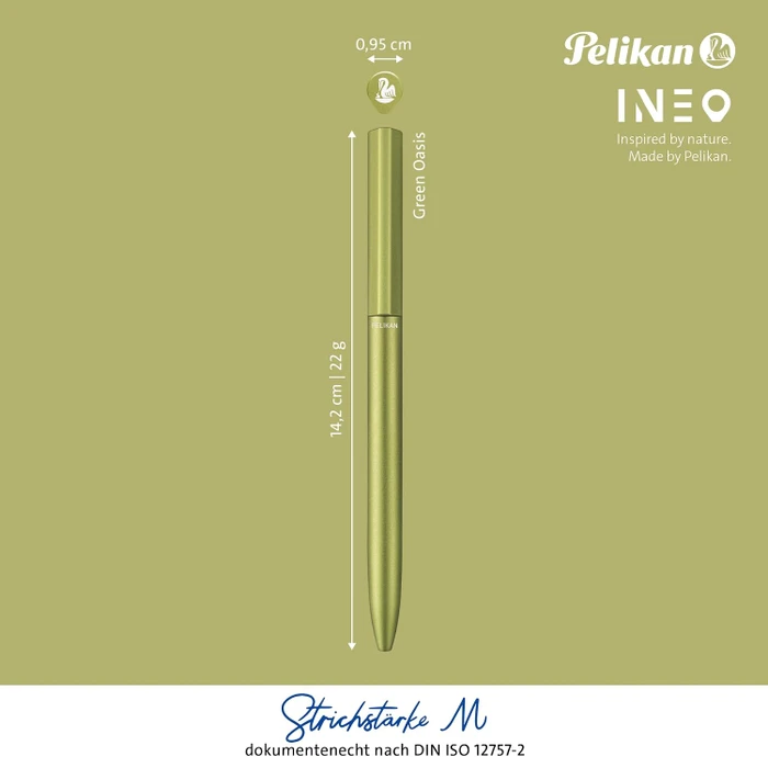 Pelikan Ineo Elements K6 Kugelschreiber green oasis, Metalletui