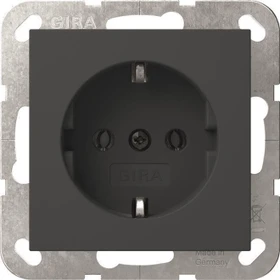 Gira SCHUKO-Steckdose 16 A 250 V Steckklemmen, anthrazit