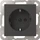 Gira SCHUKO-Steckdose 16 A 250 V Steckklemmen, anthrazit (4188 28)