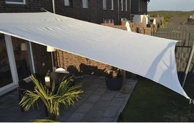 Floracord HDPE Viereck Sonnensegel 360x360cm terracotta
