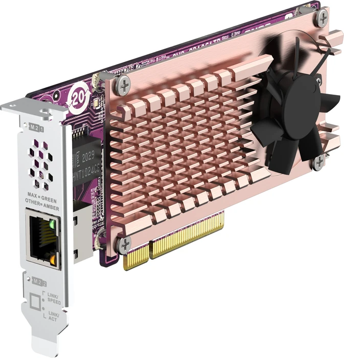 QNAP LAN-Adapter, RJ-45, PCIe 3.0 x8