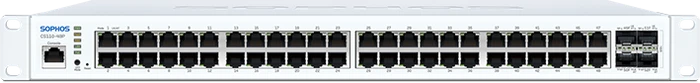 Sophos 100 Series CS110-48P Rackmount Gigabit Managed Switch, 48x RJ-45, 4x SFP+, 410W PoE+