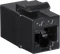 LogiLink Keystone Modul RJ-45 Buchse via RJ-45 Buchse Cat6a, schwarz Vorschaubild