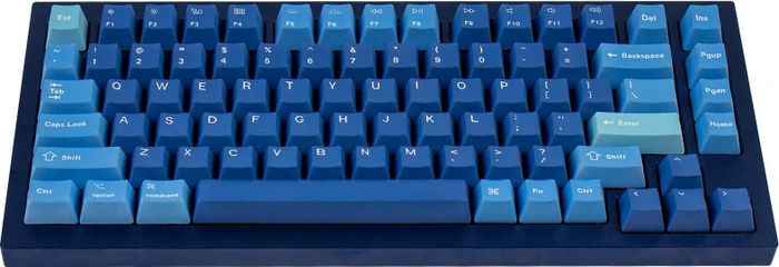 Keychron Q1/Q2/K2 OEM Dye-Sub Keycap-Set Ocean, Kunststoff (PBT), Ocean, blau, 97 Tasten (83+14), ANSI-US