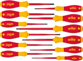 Wiha SoftFinish electric slimFix 3201 K12 Schraubendrehersatz, 12-tlg.