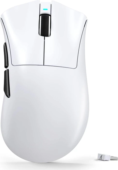 Attack Shark V3 Tri-mode Wireless Gaming Mouse, weiß, USB/Bluetooth