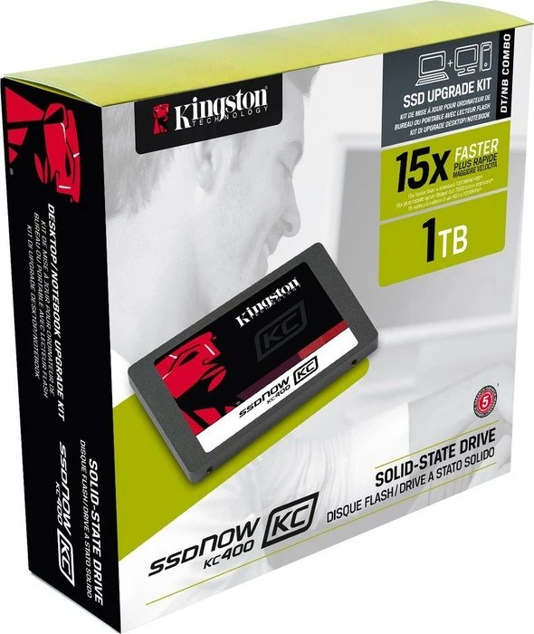 Kingston SSDNow KC400 - Upgrade Bundle Kit 1TB, 2.5" / SATA 6Gb/s