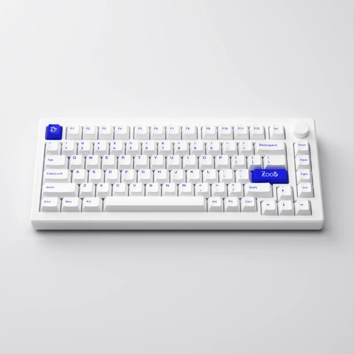 Akko MOD 007B PC, Blue on White, LEDs RGB, hot-swap, Ice Cream Purple, USB/Bluetooth, US