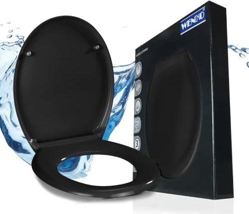 Wenko Ottana WC-Sitz mit Absenkautomatik dunkelgrau