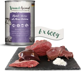 Venandi Animal Pferd als Monoprotein, 2.40kg (6x 400g)