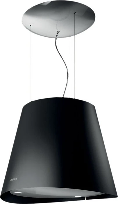 Elica Easy UX BL MAT/F/50 Insel-Dunstabzugshaube schwarz