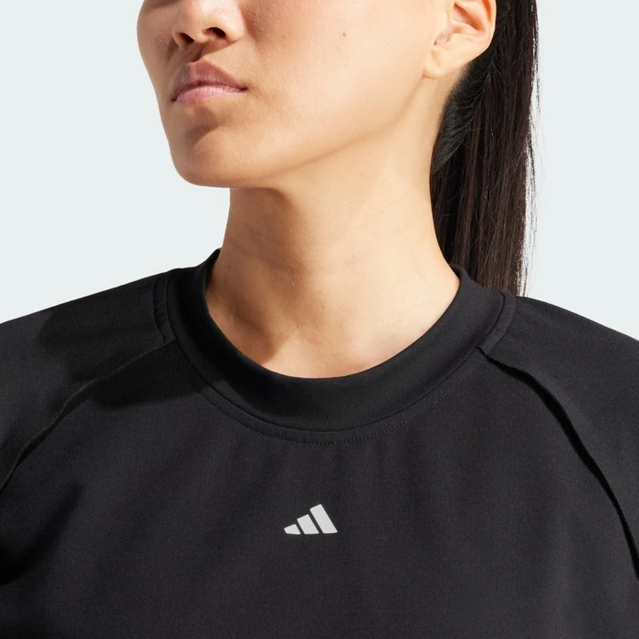 adidas Power Hidden Racerback Overlay Sweatshirt schwarz/weiß (Damen)