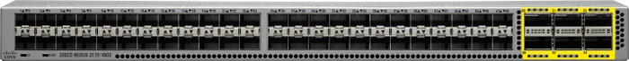 Cisco Nexus C3172PQ Rackmount 10G Managed Switch, 48x SFP+, 6x QSFP+