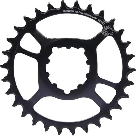 SRAM Eagle X-Sync 2 ST Direct Mount 6mm Offset 34 Zähne Kettenblatt schwarz