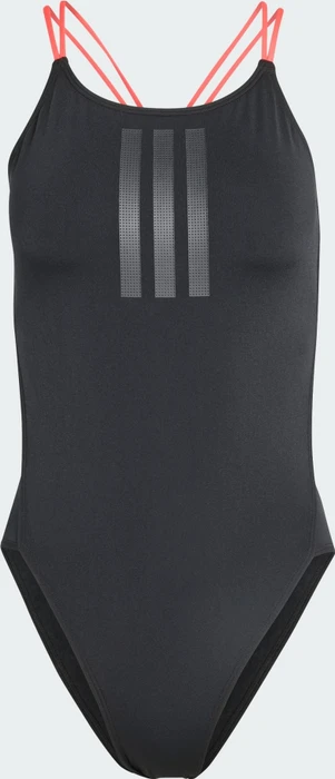 adidas Ripstream 3-Streifen Tie Back Badeanzug schwarz (Damen)