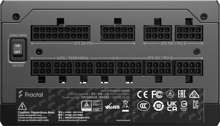 Fractal Design Ion+ 2 Platinum 560W, ATX 2.52