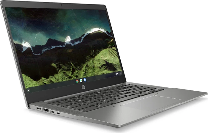 HP Chromebook Touch 14b-nb0060ng, Mineral Silver, Core i5-1135G7, 8GB RAM, 256GB SSD, DE