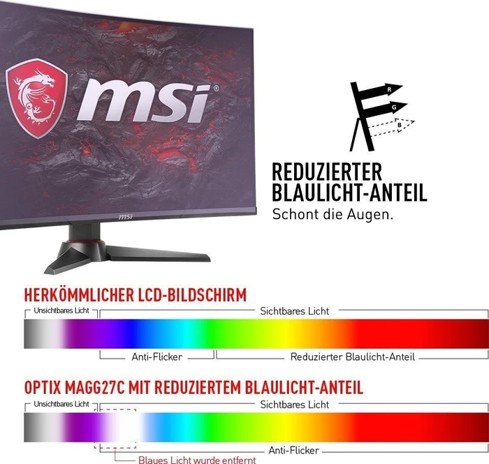 MSI Optix MAG24C, 3 Jahre Garantie, 23.6"